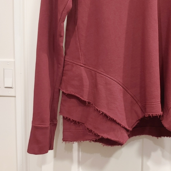 Anthropologie Edie Ruffle-Hem Sweatshirt - Picture 6 of 7